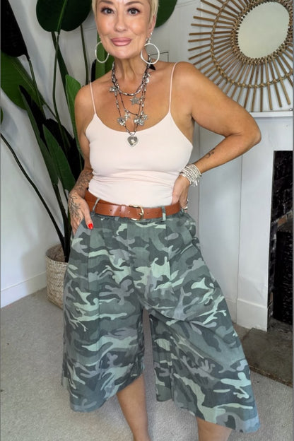 Camo Bermuda Shorts