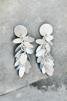 Silver Teared Drop Earrings