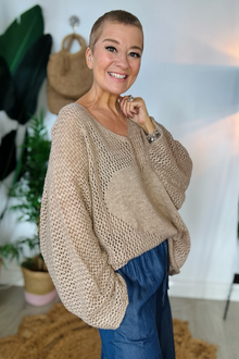 Summer Heart Open Knit