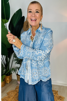 Cleo Broderie Shirt