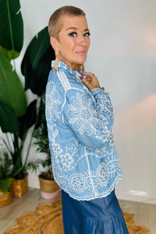 Cleo Broderie Shirt
