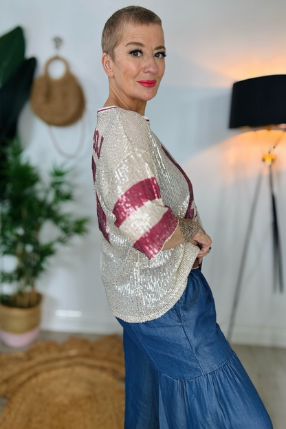 Brooklyn Sequin Top