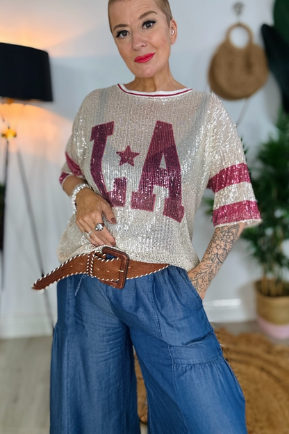 Brooklyn Sequin Top