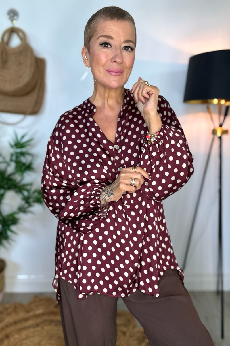 Florie Silk Mix Blouse