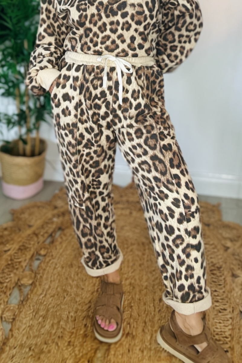 Oasis Leopard Relaxed Jogger