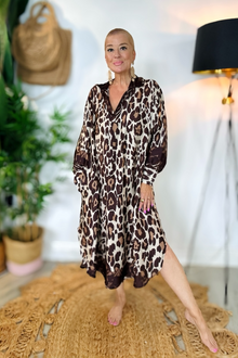 Chelsea Silk Mix Animal Print Tunic