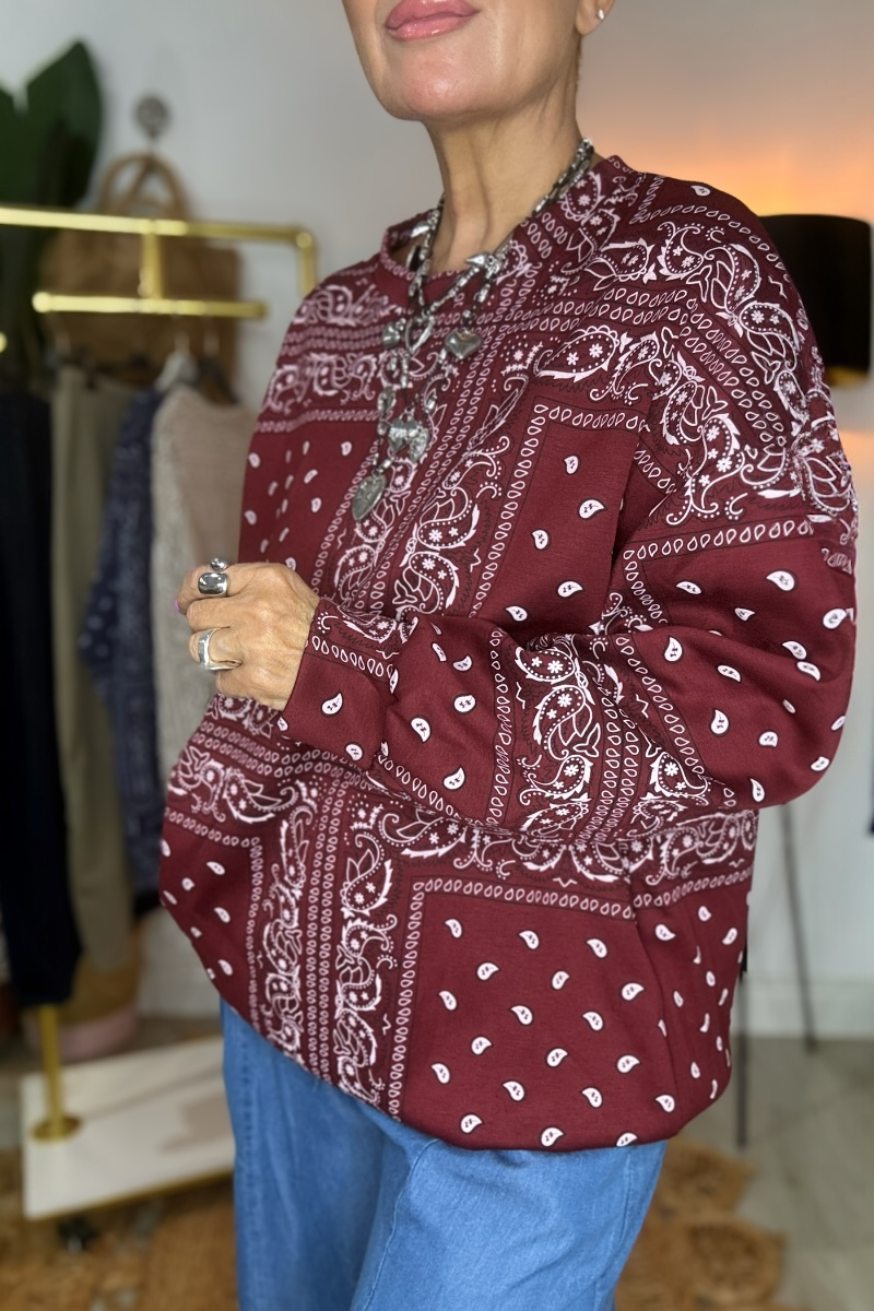 Bandana Sweatshirt