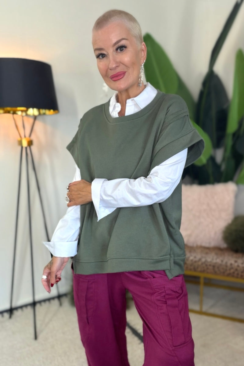 Rae Short Sleeve Sweat Top