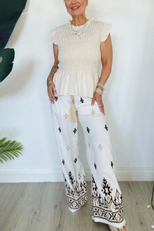 Astrid Wide Leg Trousers