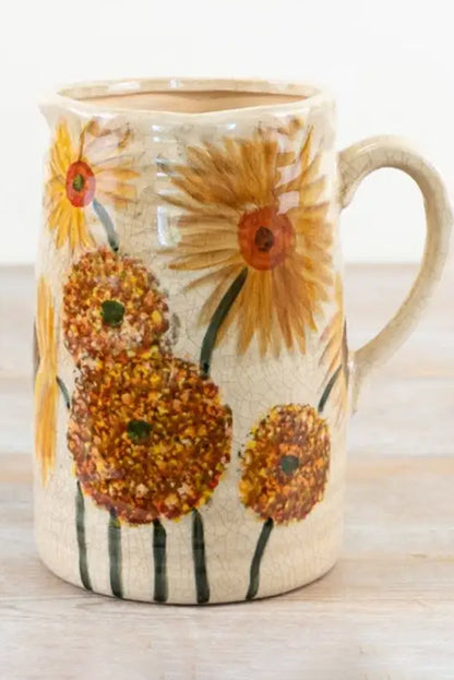 Sunflower Jug Vase