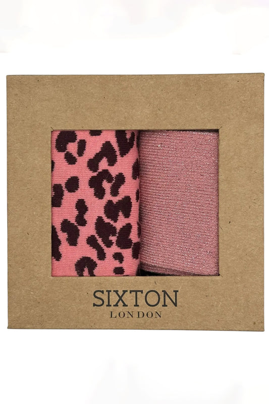 Sixton London Socks Box Duo - Pink