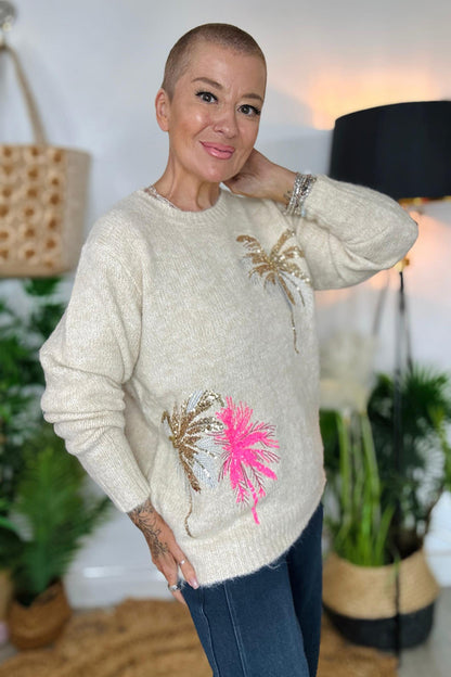 Palm Knitted Jumper - PRE ORDER