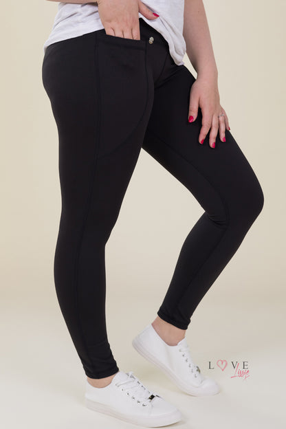 black bodysculpt leggings