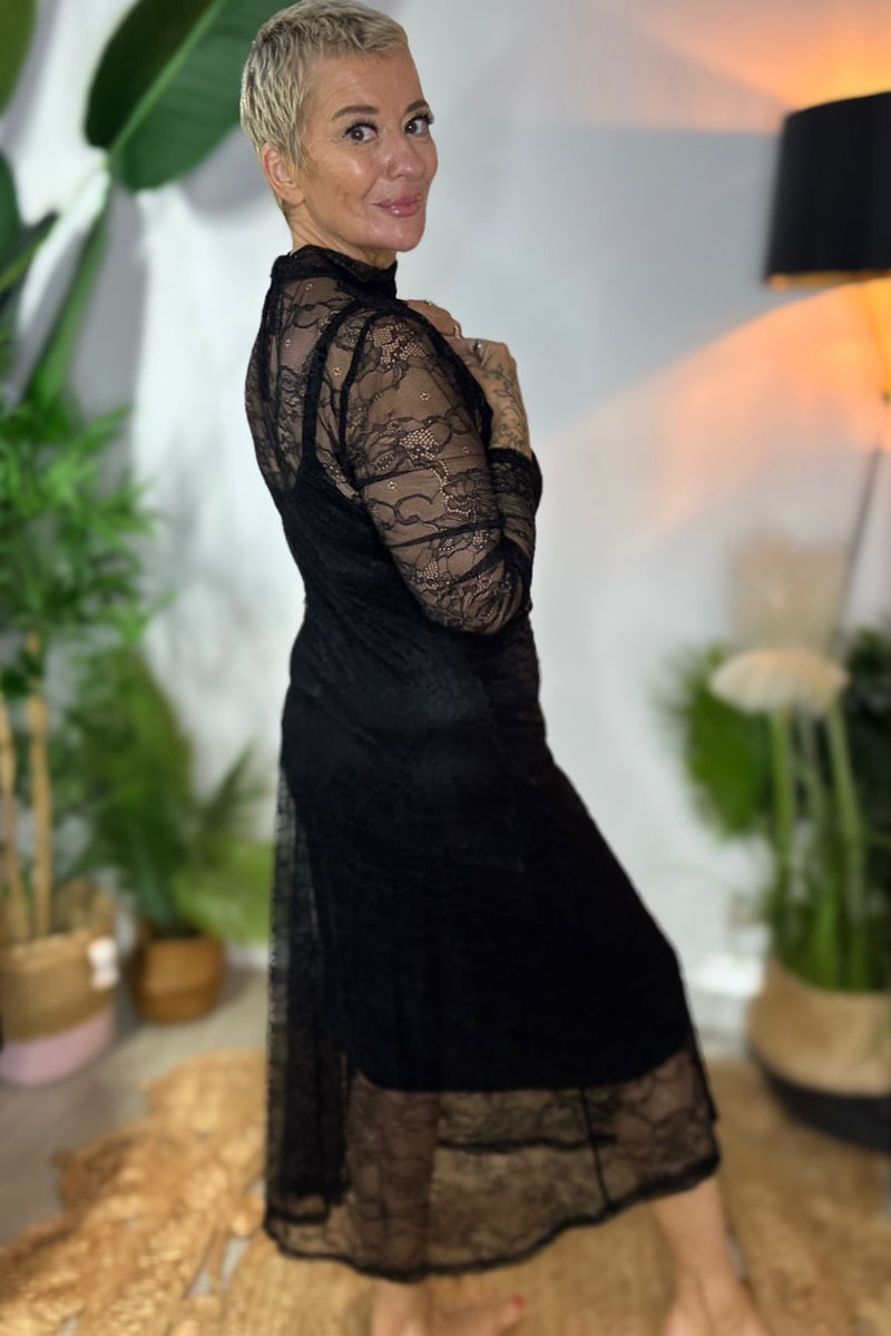 Midnight Whisper Maxi Dress