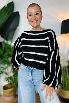 Sweetie Balloon Sleeve Knitted Jumper - PRE-ORDER