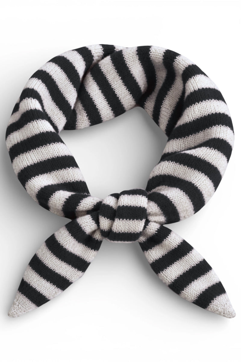 The Wool Blend Neck Scarf - Stripe