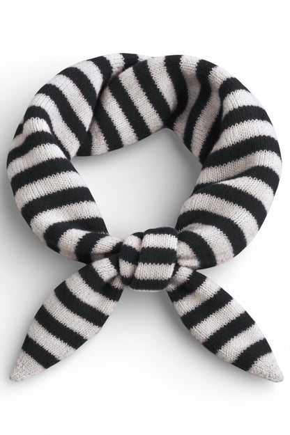 The Wool Blend Neck Scarf - Stripe