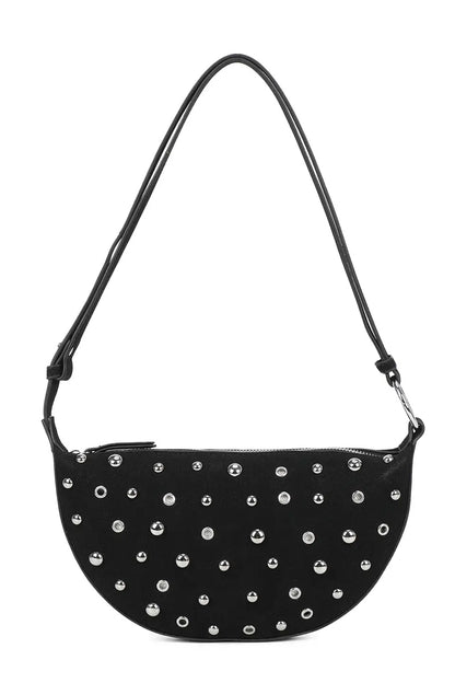 Half Moon Stud Bag