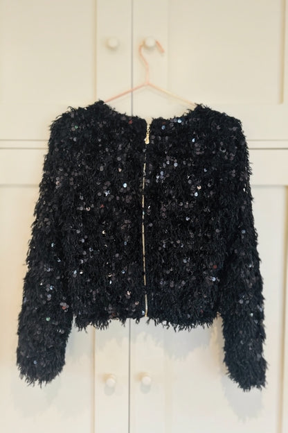 elodie sequin knitted top