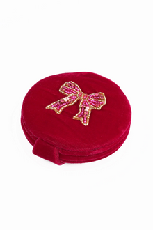 My Doris Outlet Pink Bow Compact Mirror