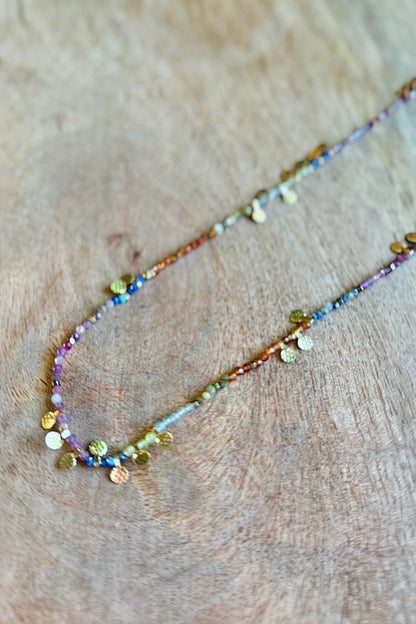 long beaded bohemian necklace 