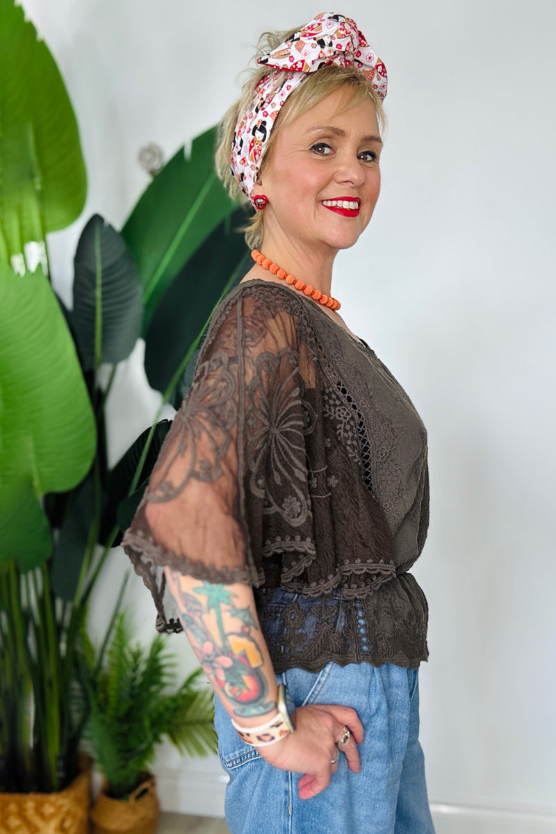 Floral Lace Blouse