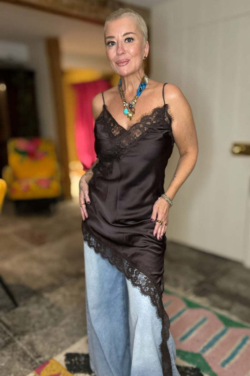 Asymmetric Slip Dress