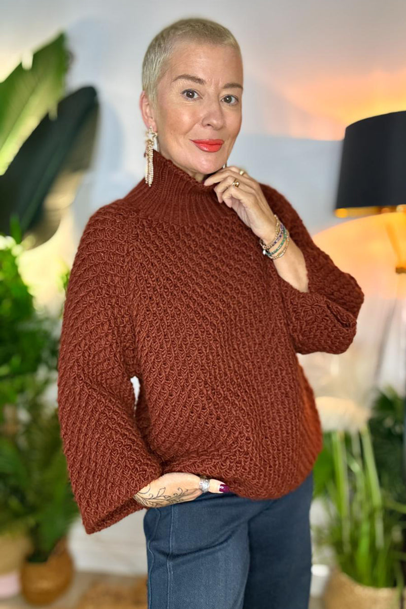 Camden Funnel Neck Jumper