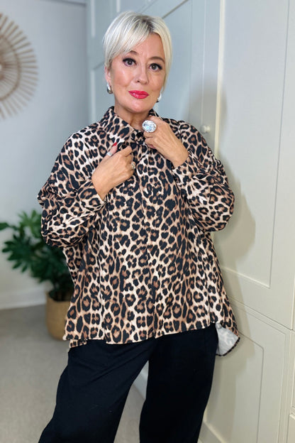 Bridget Leopard Print Shirt