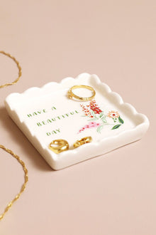 Beautiful Day Square Trinket Dish