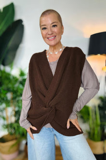 Twist Front Sleeveless Knit - PRE-ORDER