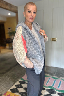 Jessie Hooded Knitted Cardigan