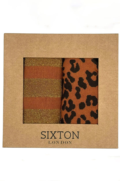 Sixton London Socks Box Duo - Copper
