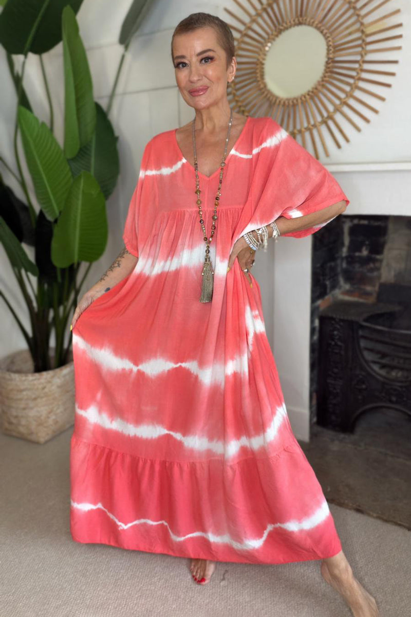 Tie-Dye Maxi Dress