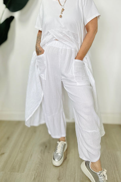 Cotton Waffle Brooke Balloon Pants