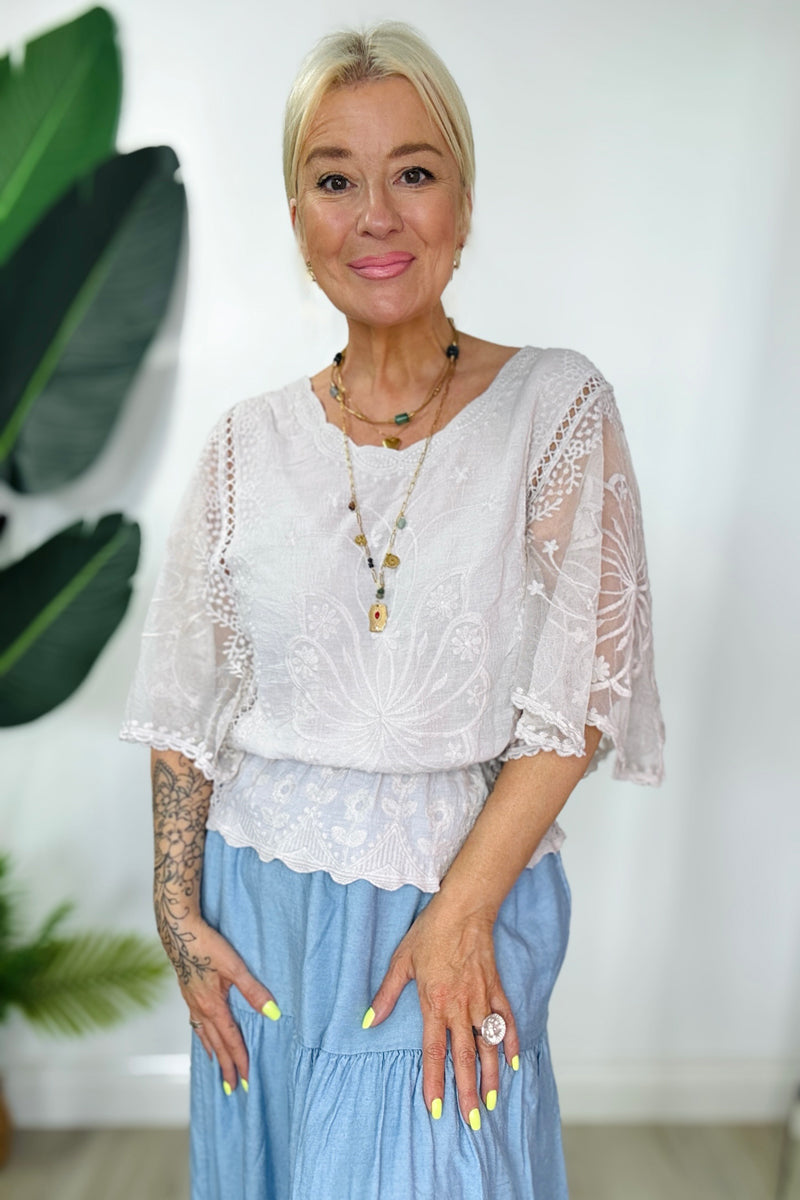 Floral Lace Blouse
