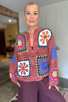 Florence Hand Knitted Crochet Jumper