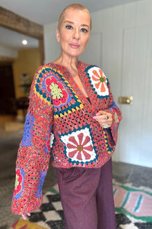 Florence Hand Knitted Crochet Jumper