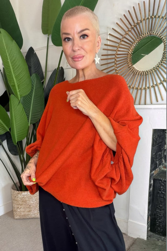 Juno Balloon Cuff Knit