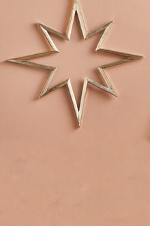 Silver Metal Large Hanging Star