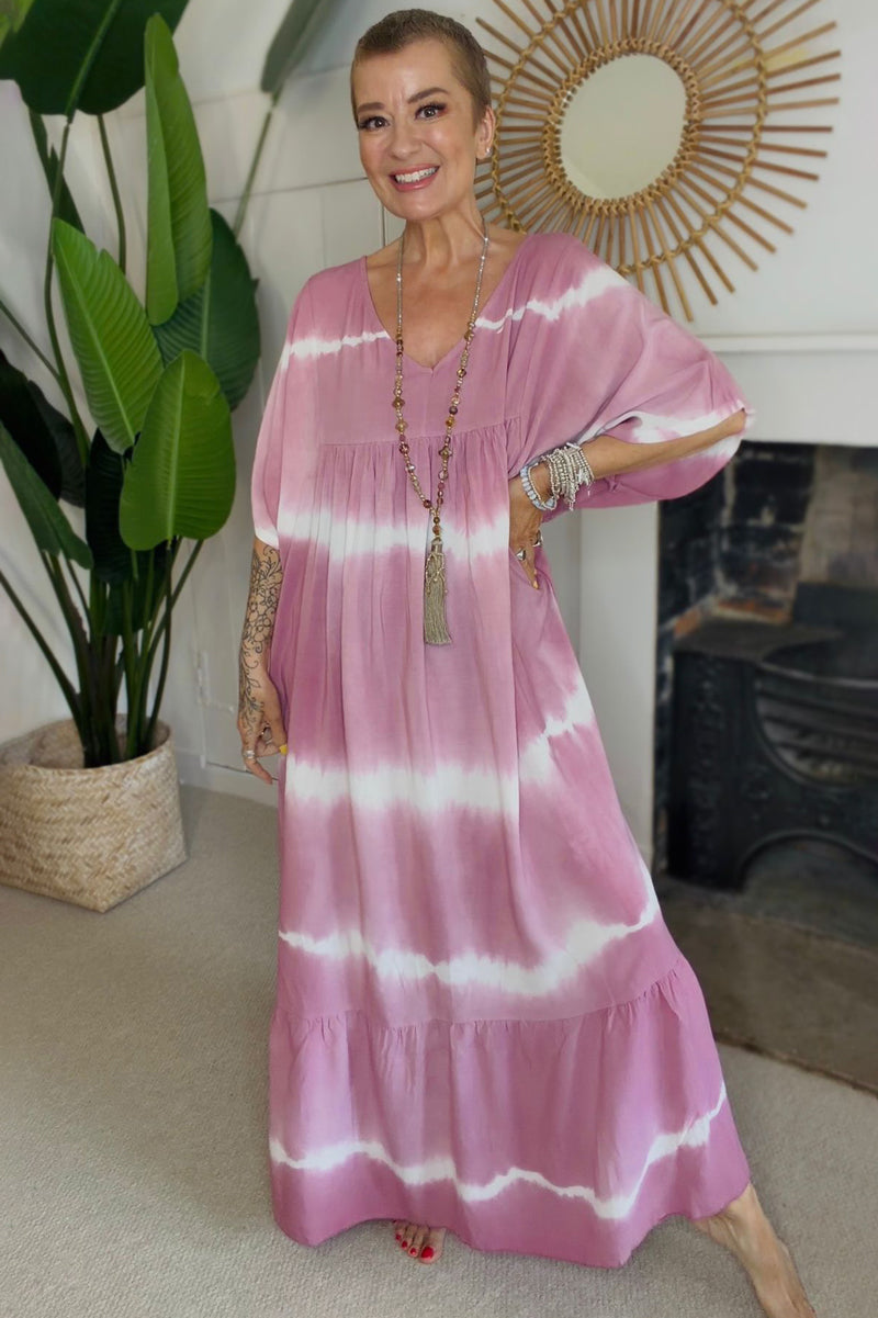 Tie-Dye Maxi Dress