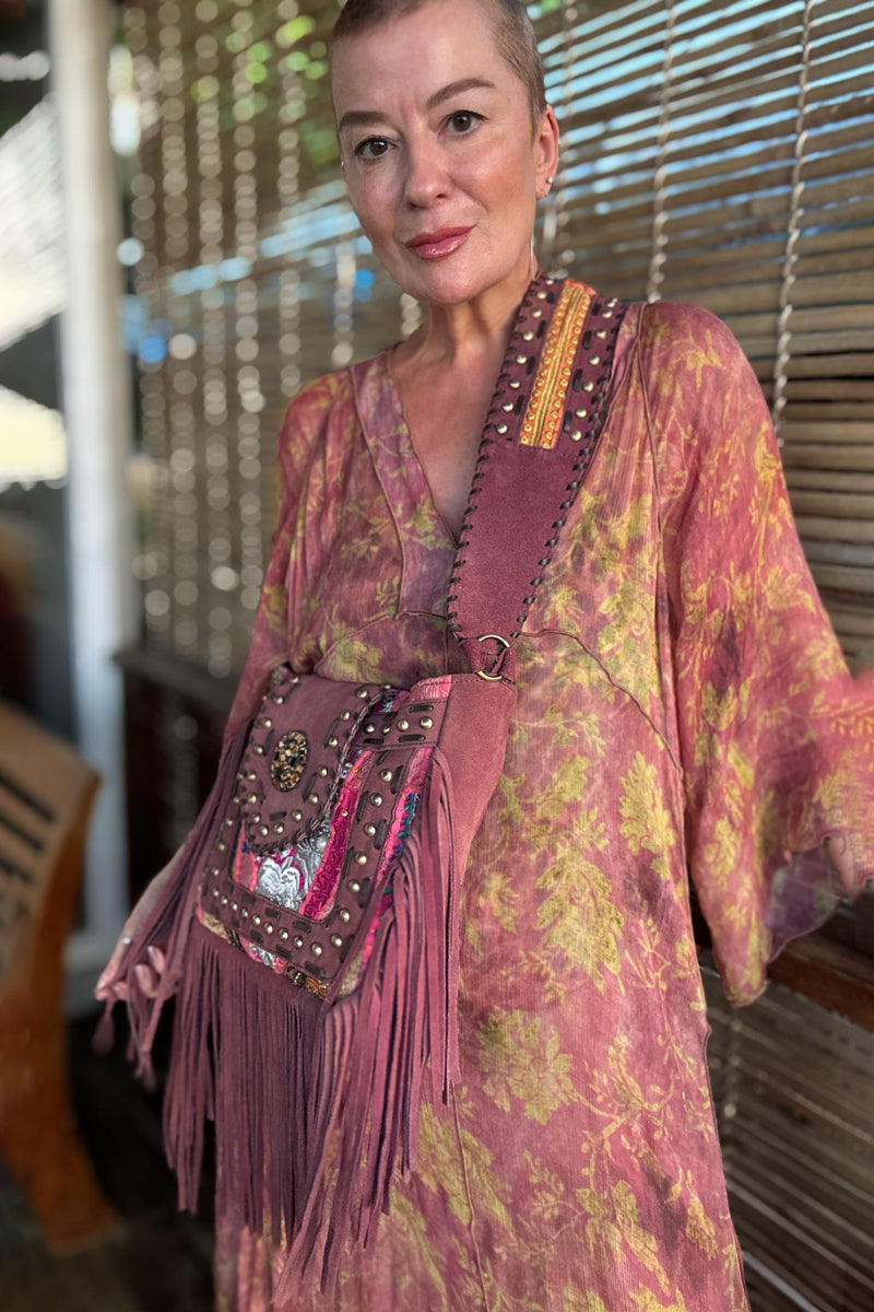 Agonda Artisan Bag - Damson