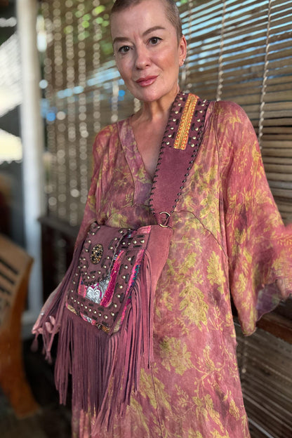 Agonda Artisan Bag - Damson