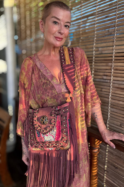 Agonda Artisan Bag - Damson