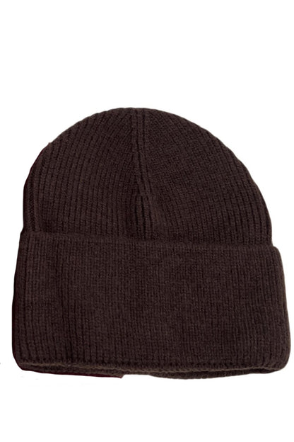 chocolate beanie hat