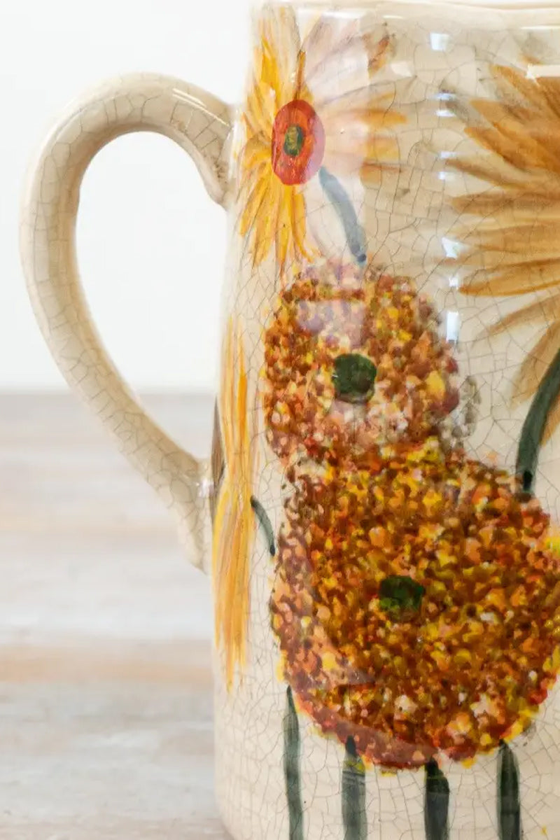 Sunflower Jug Vase