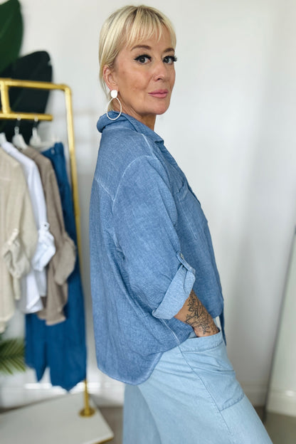 Sasha Tie-Front Shirt