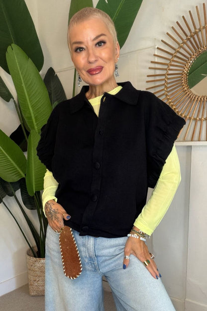 Lara Collared Knit