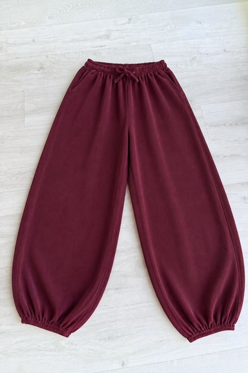 Cord Cuff Trousers