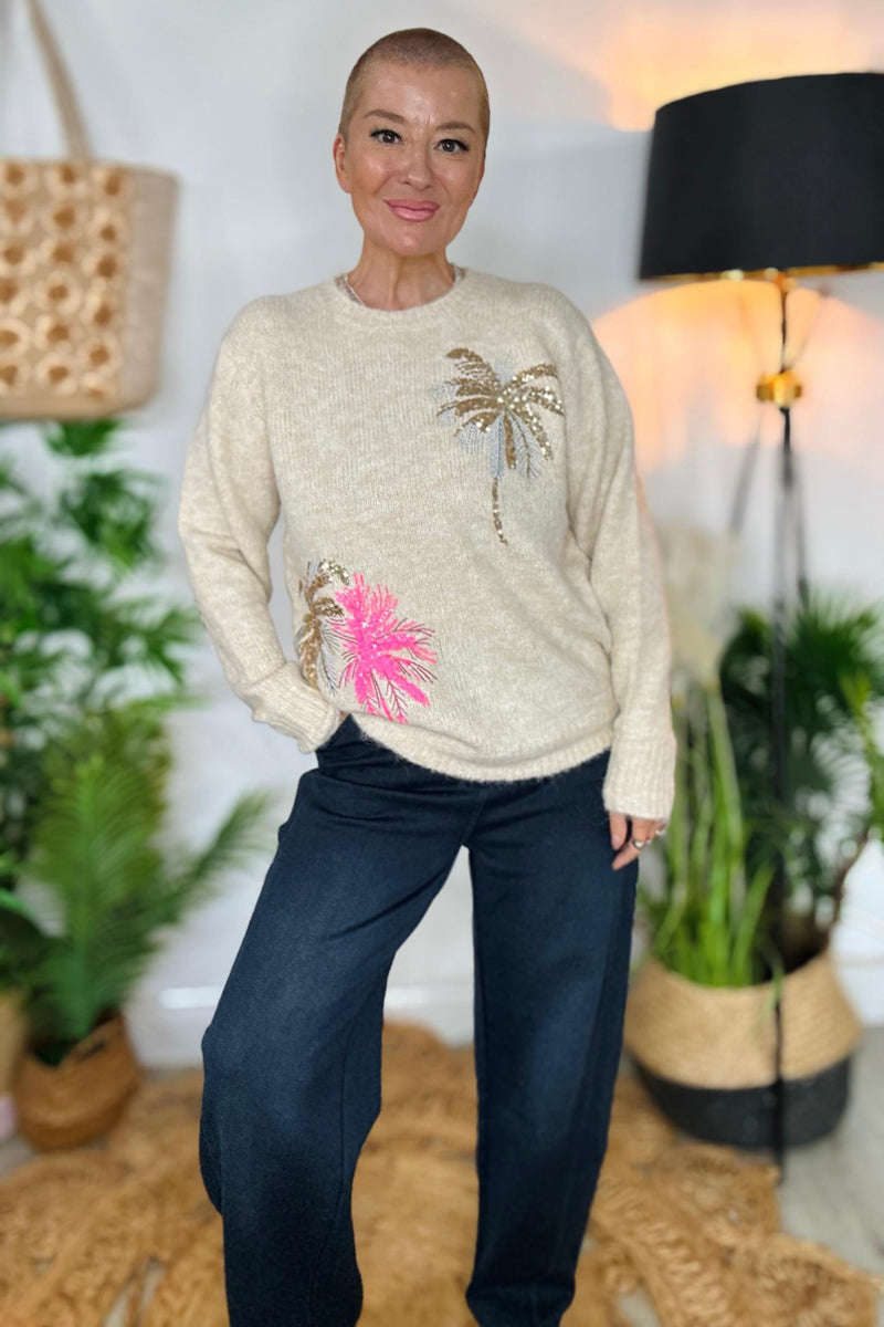 Palm Knitted Jumper - PRE ORDER